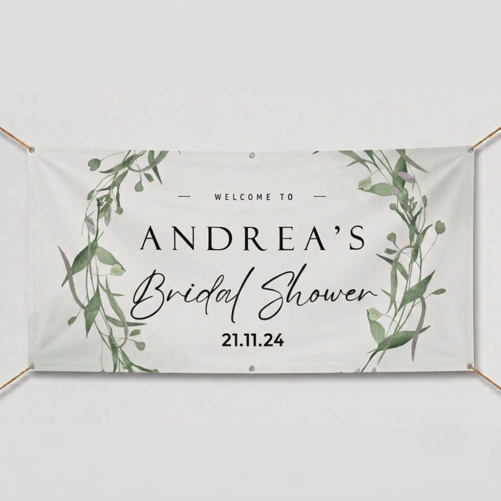 BANNER BRIDAL SHOWER DESIGN #2