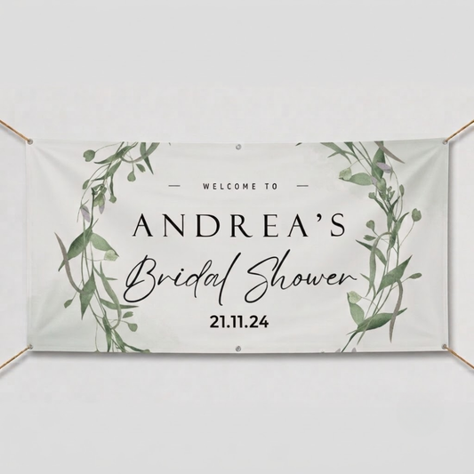 BANNER BRIDAL SHOWER DESIGN #2