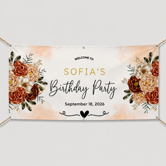BANNER FLORAL DESIGN #3