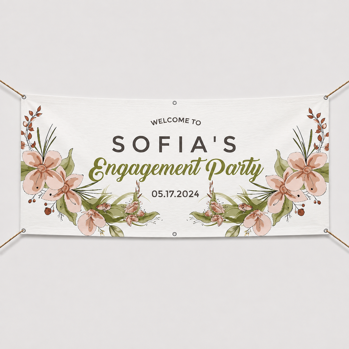 BANNER FLORAL DESIGN #4