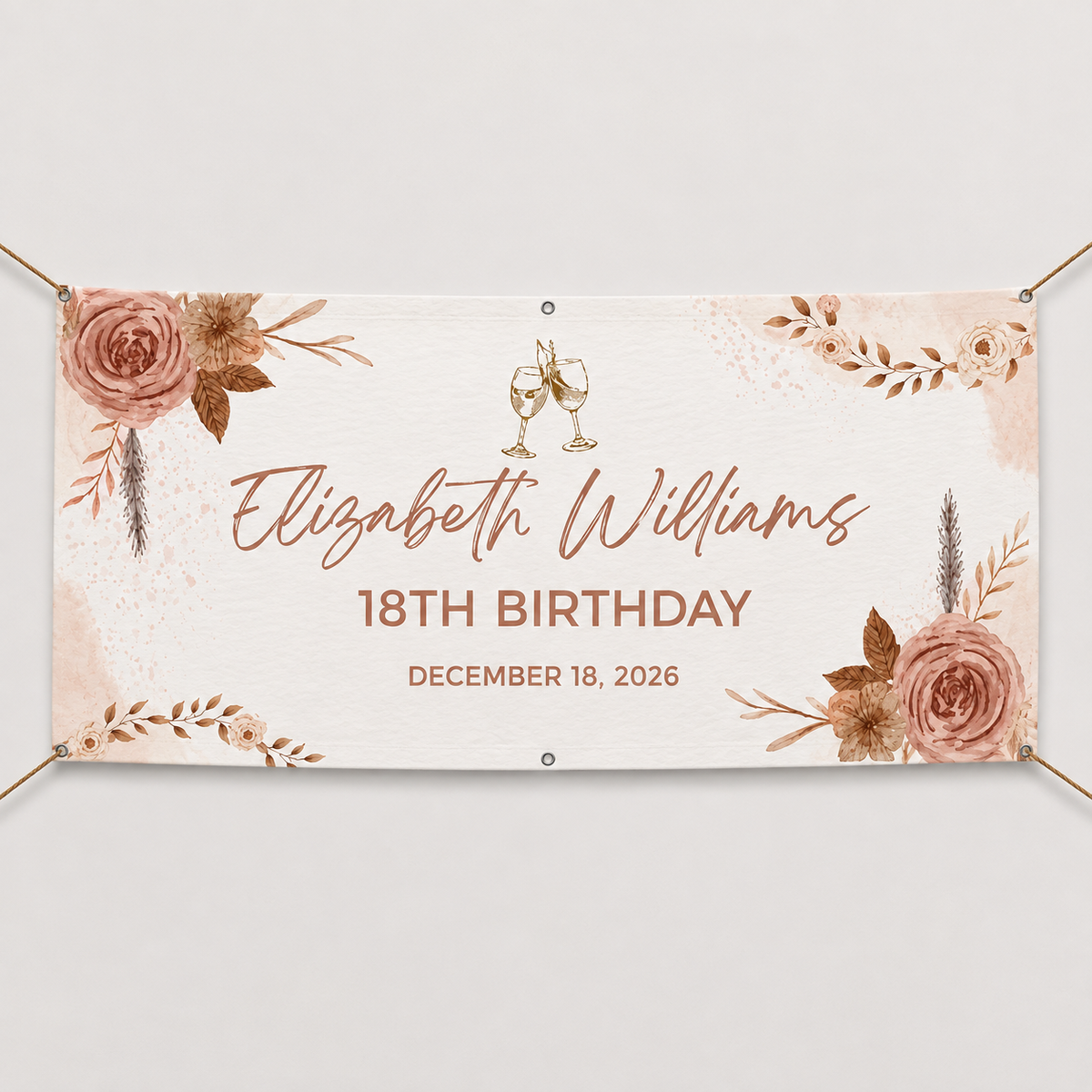 BANNER FLORAL DESIGN #7