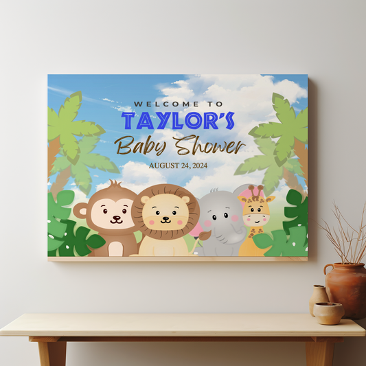 CANVAS 24x36 BABY SHOWER DESIGN #12