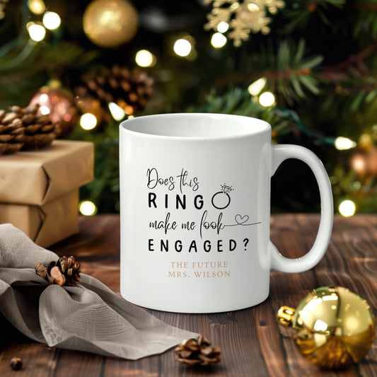 COFFEE MUG 11OZ ENGAGEMENT DESIGN #1