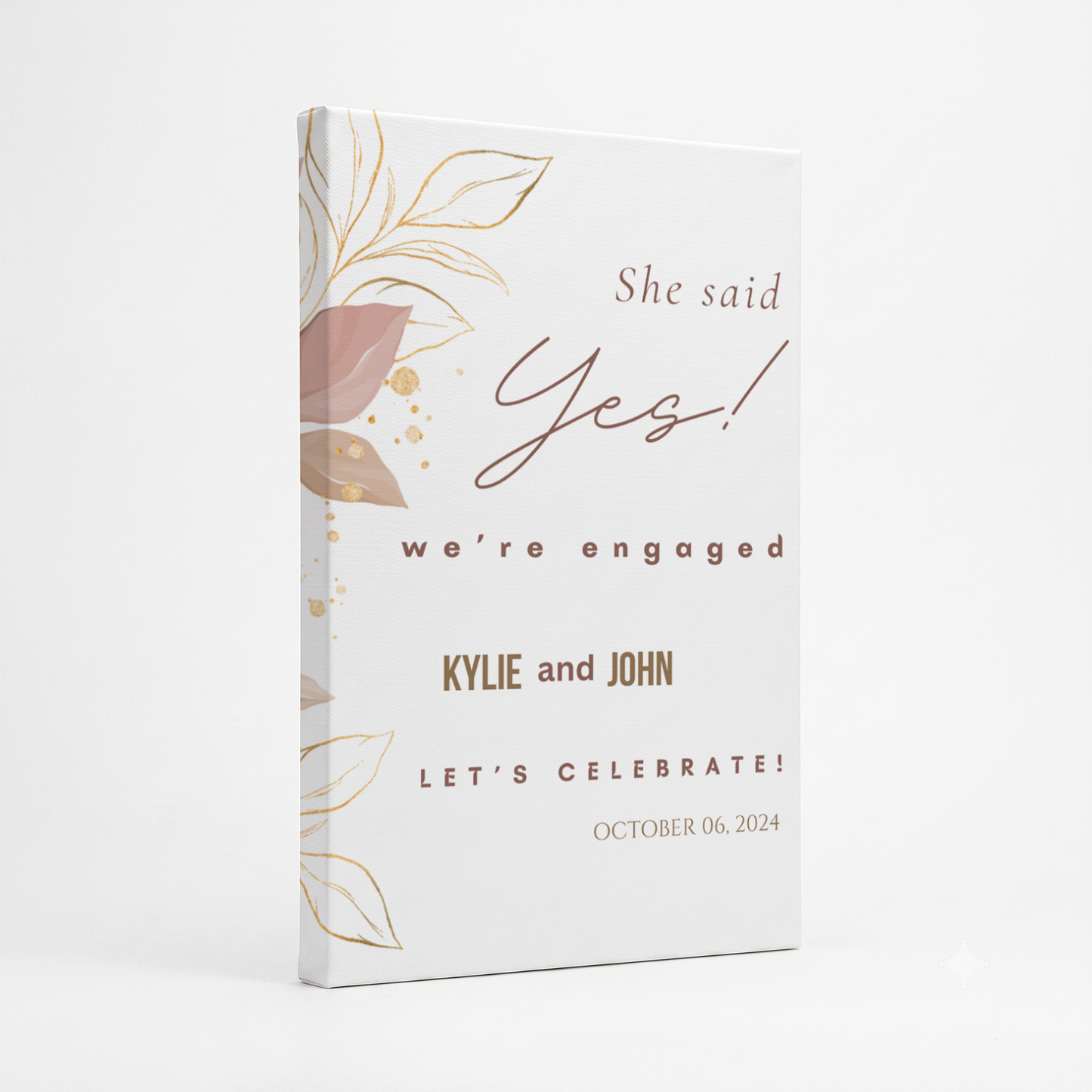 CANVAS 24X36 ENGAGEMENT DESIGN #3
