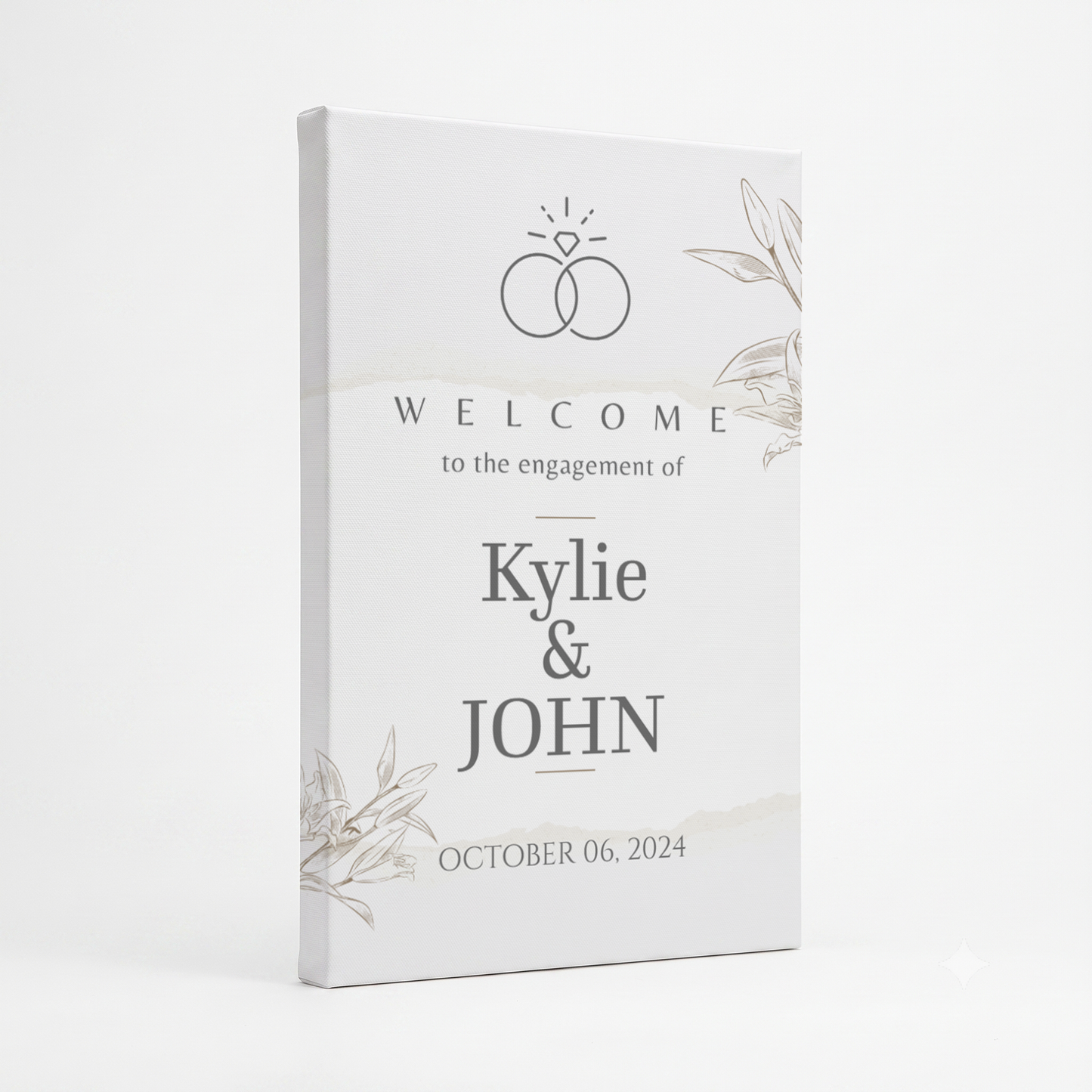 CANVAS 24X36 ENGAGEMENT DESIGN #4