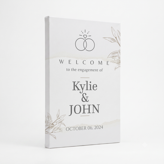 CANVAS 24X36 ENGAGEMENT DESIGN #4