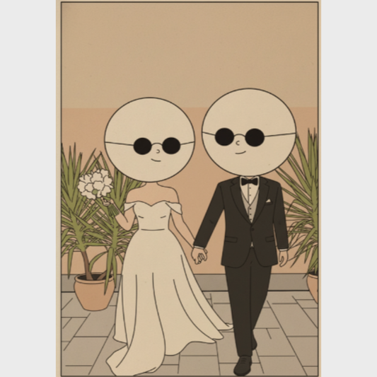 CANVAS 24x36 UPLOAD PORTRAIT (Cute Retro Cartoon Style)