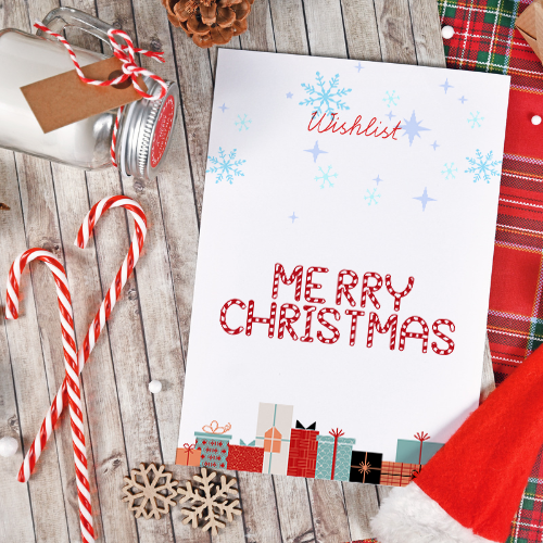 Christmas Card Digital Template 4