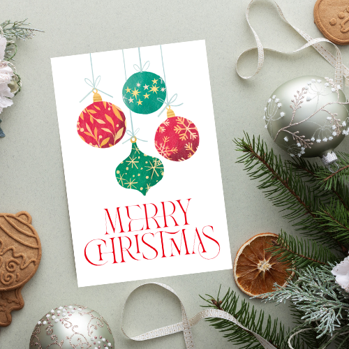 Christmas Card Digital Template 7