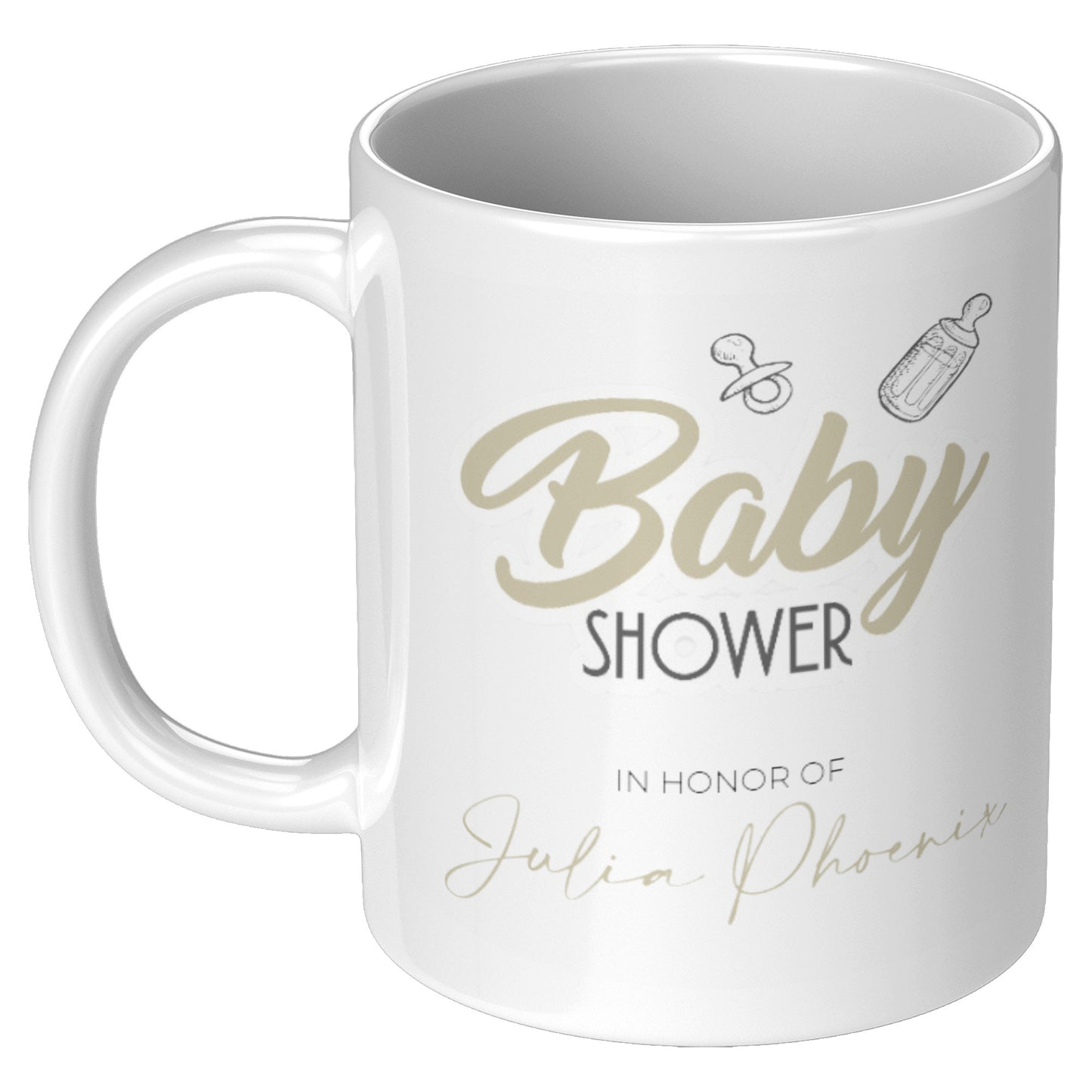 Coffee Mug 11oz Baby Shower Design 2.1