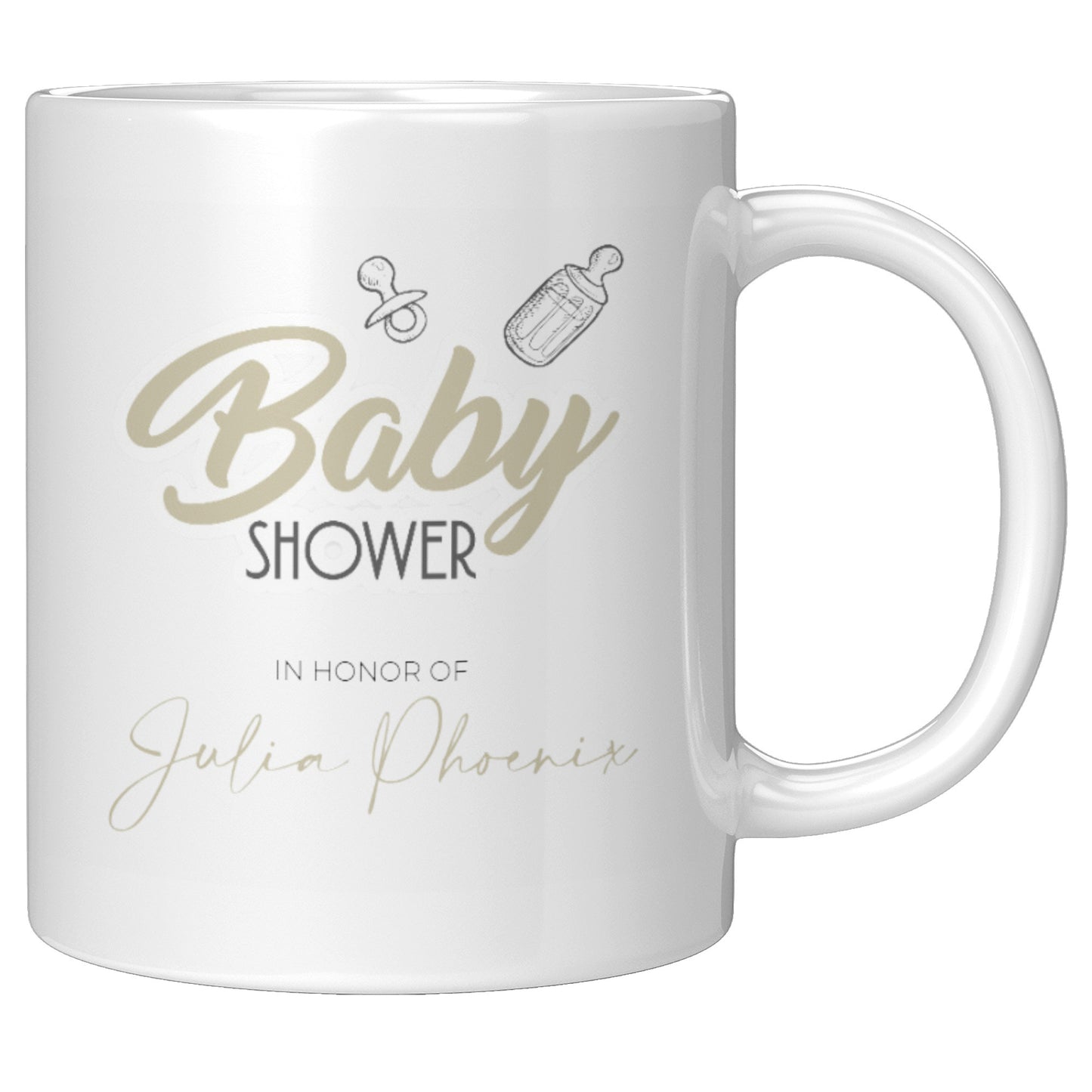 Coffee Mug 11oz Baby Shower Design 2.1