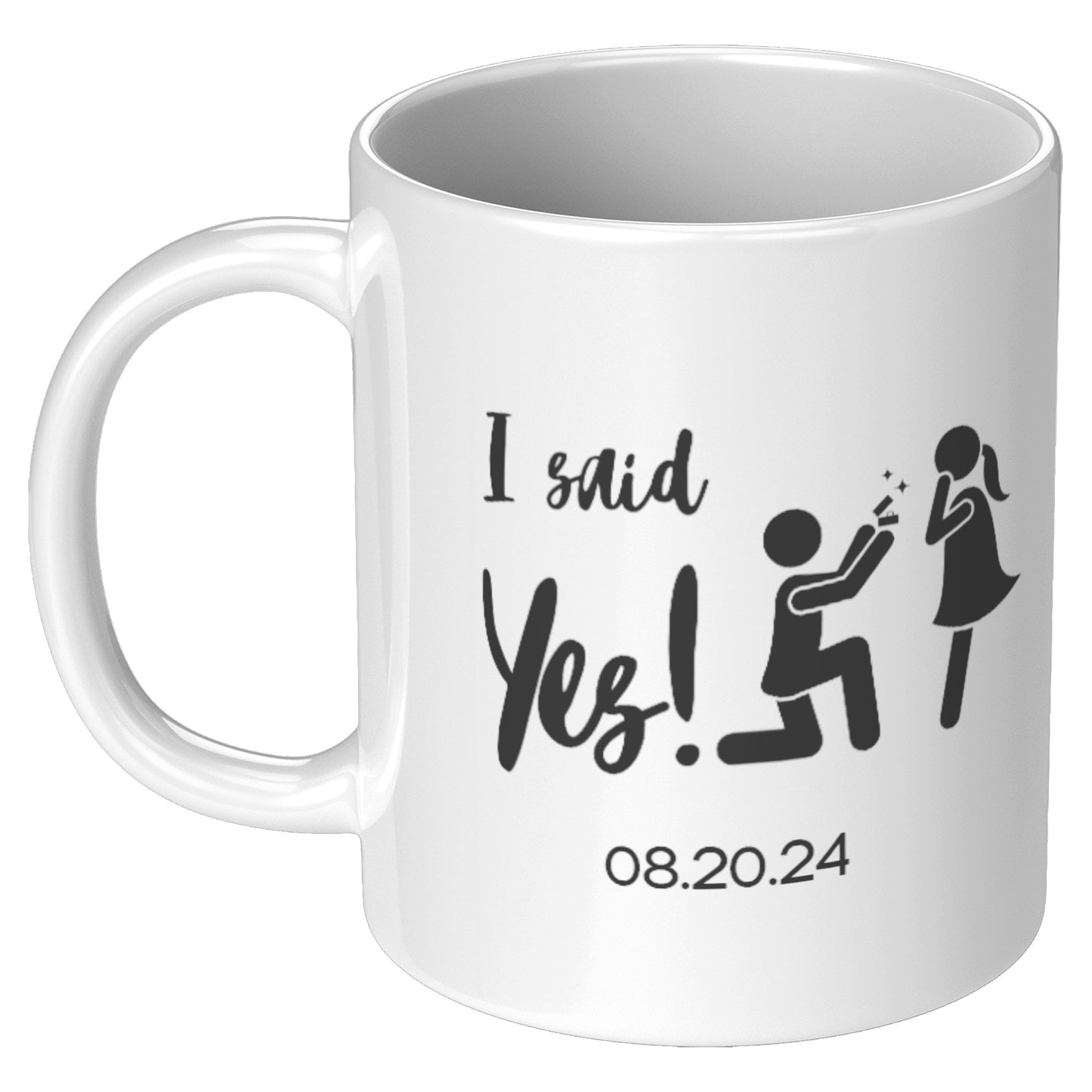 COFFEE MUG 11OZ ENGAGEMENT DESIGN #3