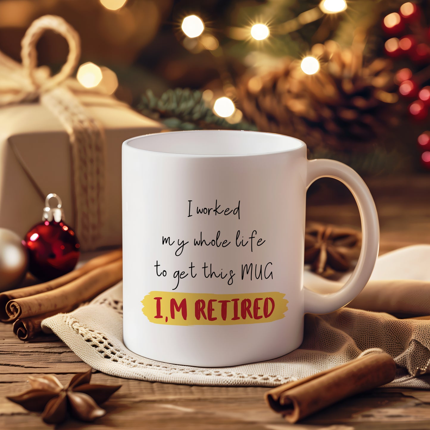 Coffee Mug 11oz Retirement Design 1