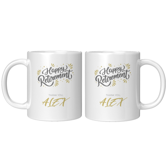 Coffee Mug 11oz Retirement Design 4