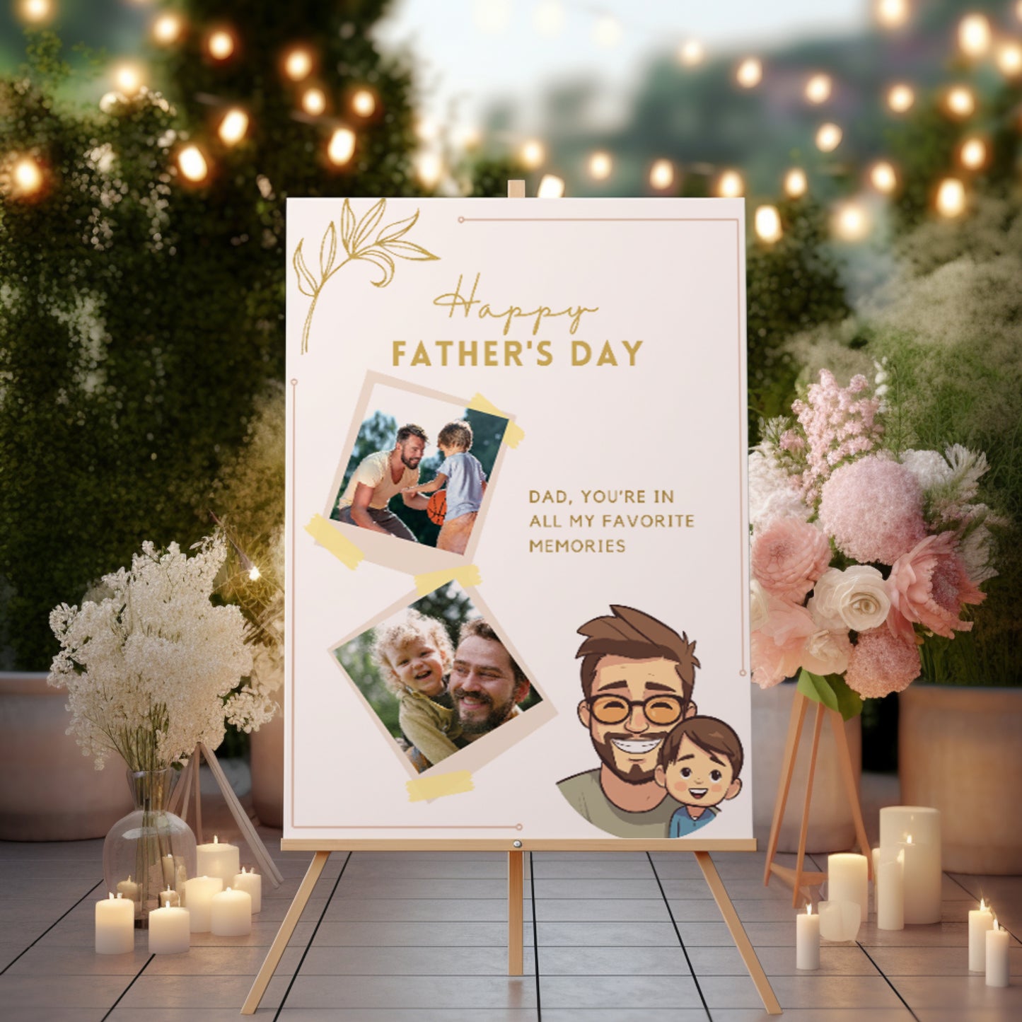 FOAM BOARD 24x36 FATHER'S DAY DESIGN 6