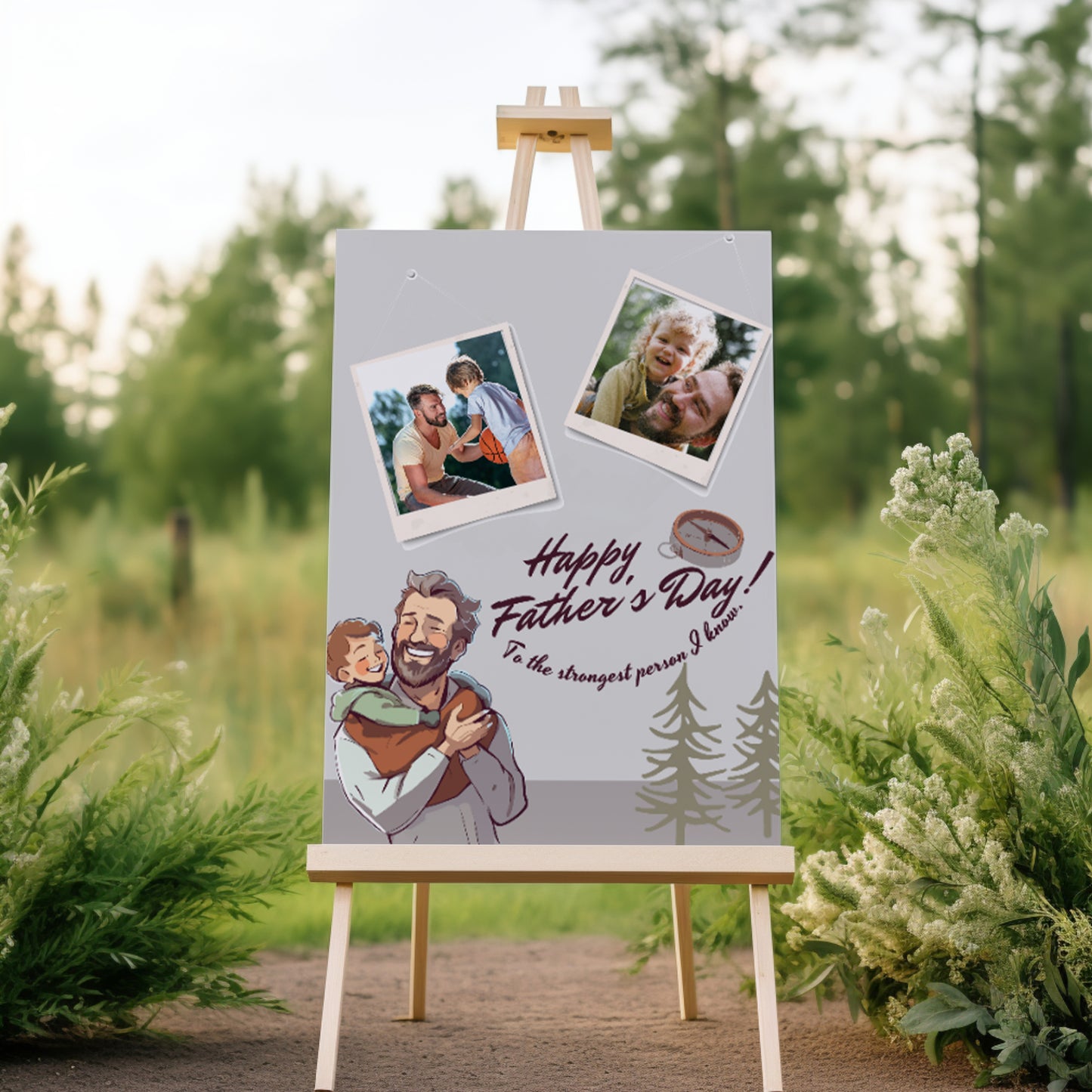 FOAM BOARD 24x36 FATHER'S DAY DESIGN 7
