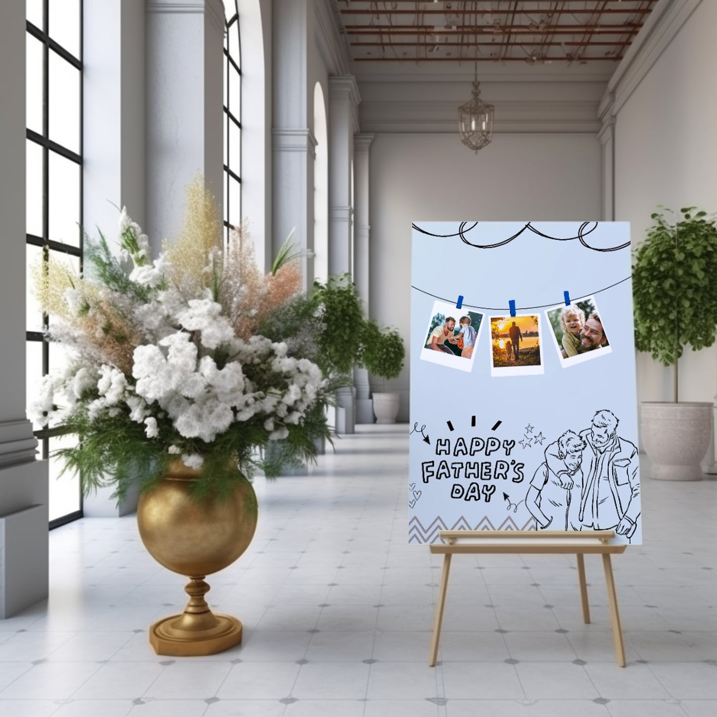FOAM BOARD 24x36 FATHER'S DAY DESIGN 8