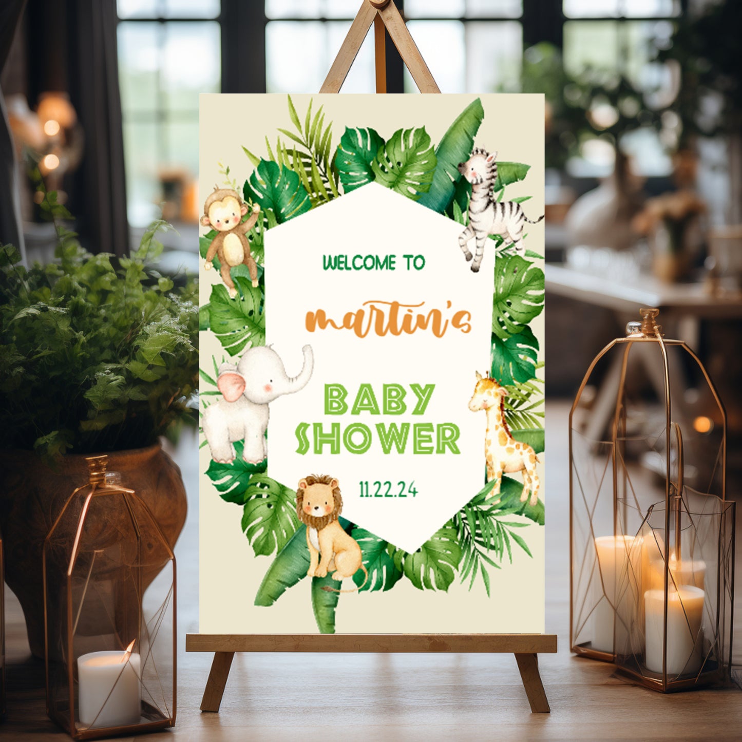 FOAM BOARD 24x36 BABY SHOWER DESIGN #10