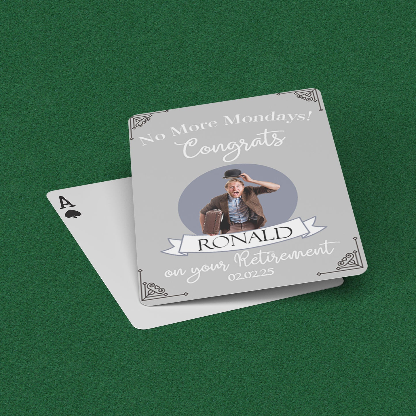 Playing Cards Retirement Design 2