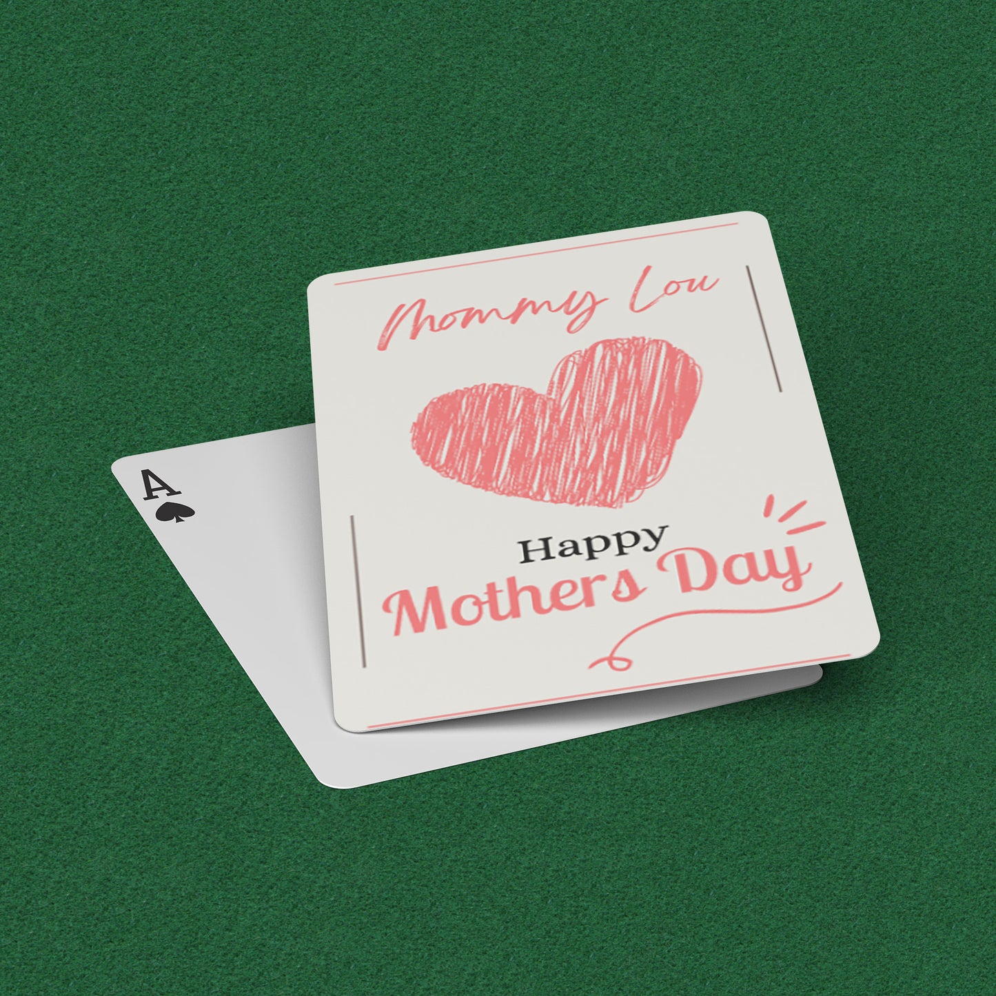 Playing Cards Mother's day Design 3