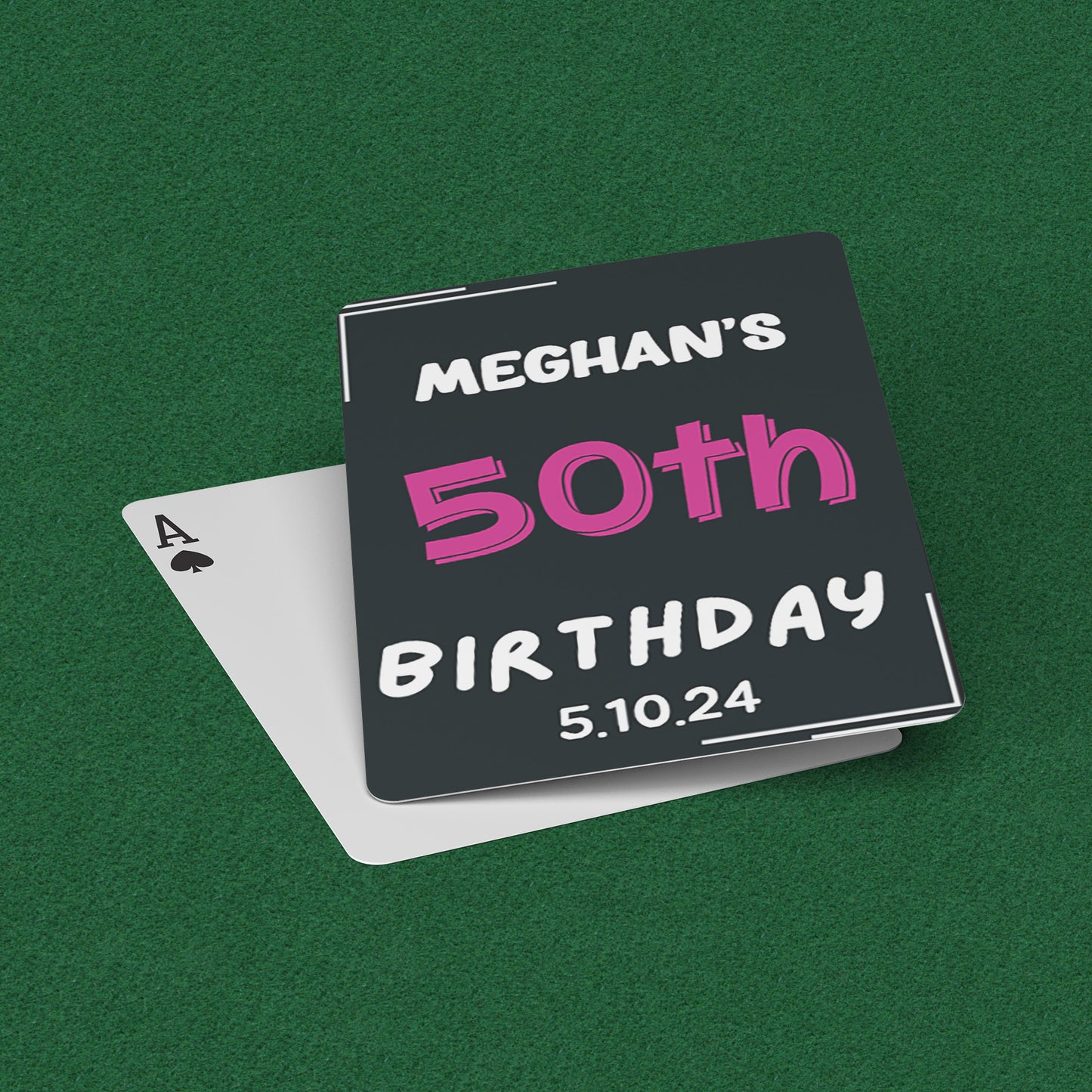 PLAYING CARDS BIRTHDAY DESIGN #1