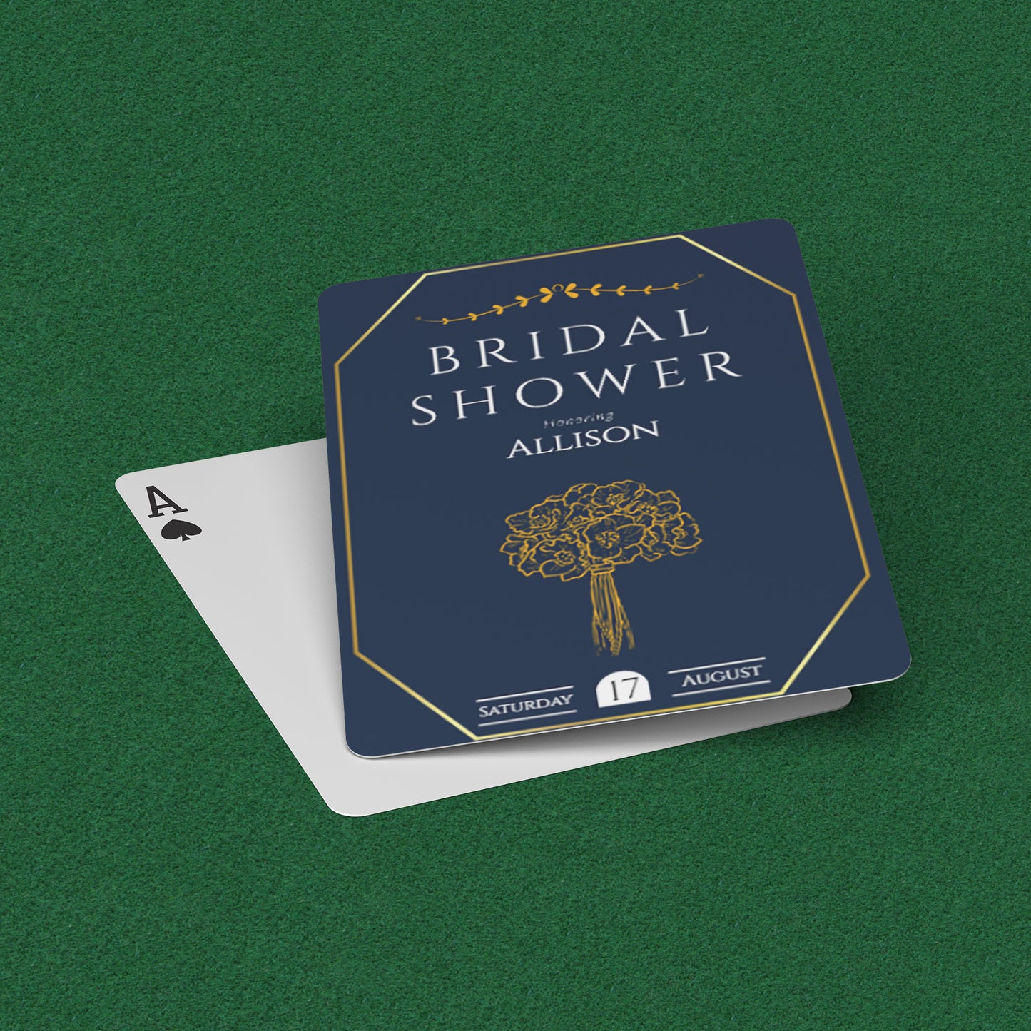 PLAYING CARDS BRIDAL DESIGN #3