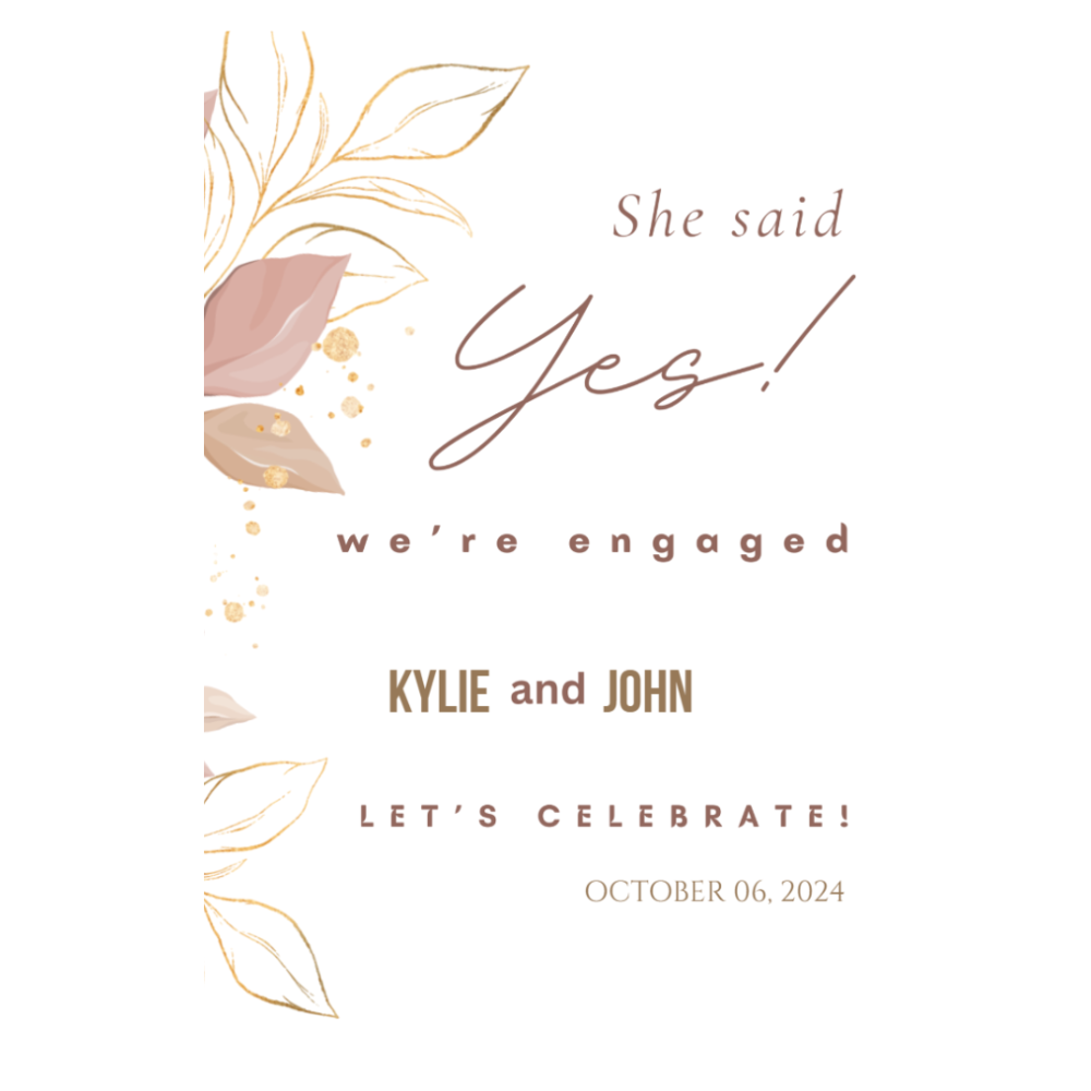 CANVAS 24X36 ENGAGEMENT DESIGN #3