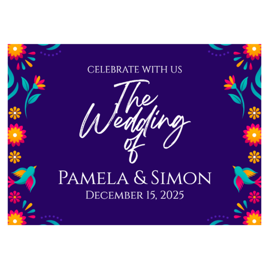 YARD SIGN 18x24 WEDDING DESIGN 11