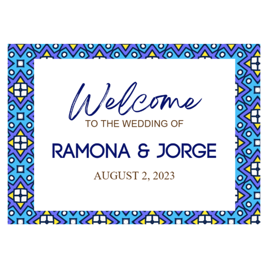 YARD SIGN 18x24 WEDDING DESIGN 10