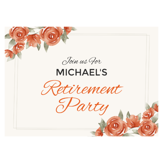 YARD SIGN 18x24 RETIREMENT DESIGN 5