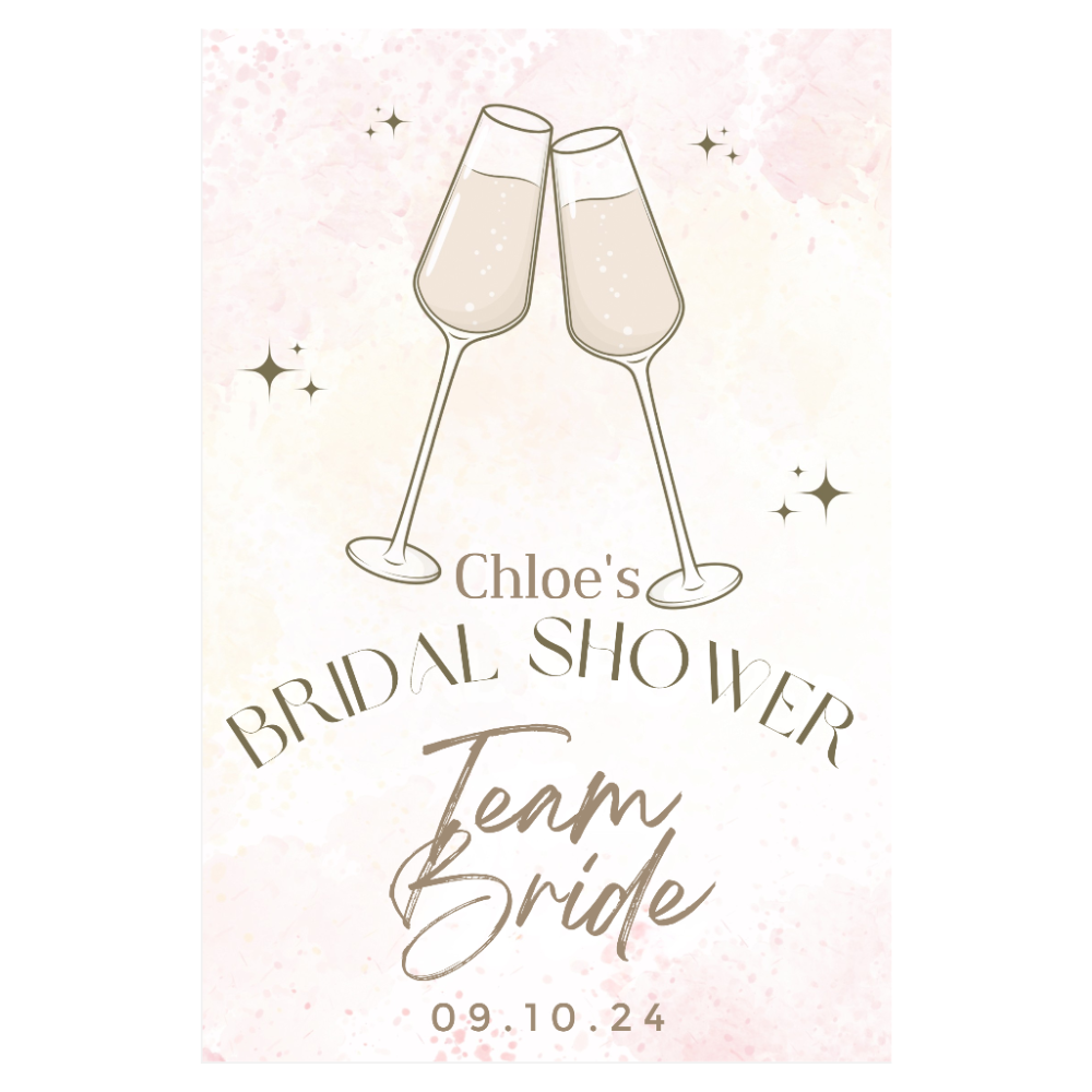 FOAM BOARD 24X36 BRIDAL SHOWER DESIGN #6