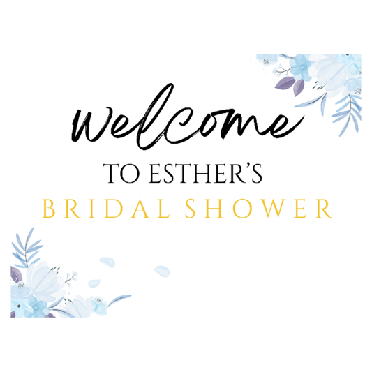 FOAM BOARD 24x18 BRIDAL SHOWER DESIGN #3