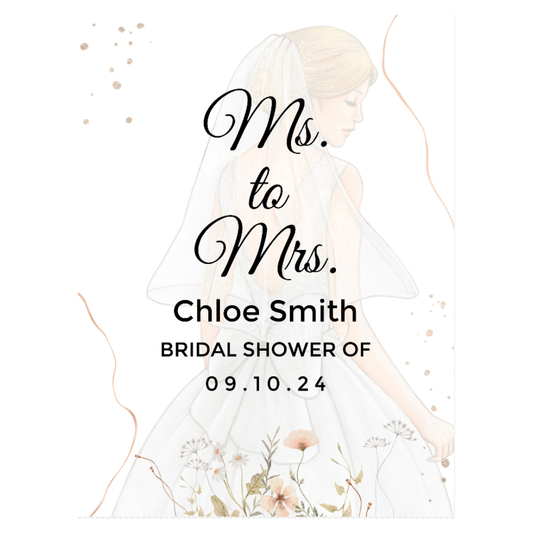 FOAM BOARD 18X24 BRIDAL SHOWER DESIGN #4