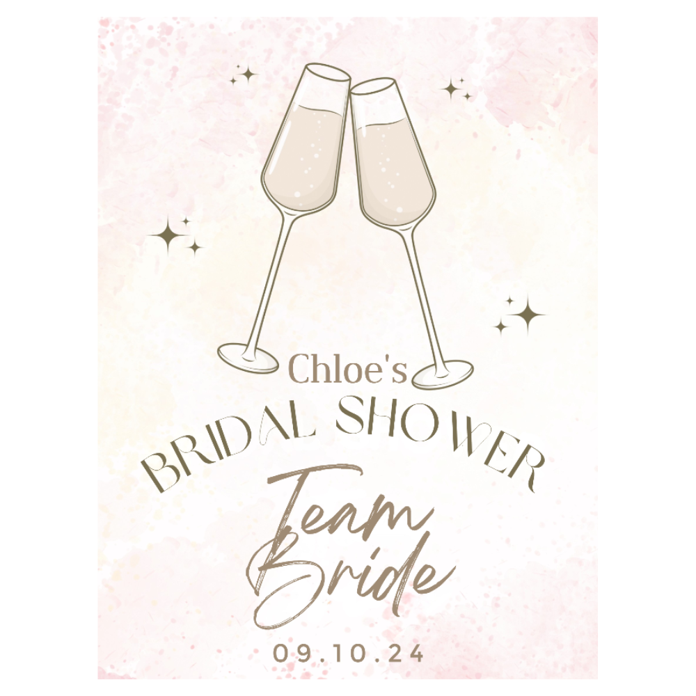 FOAM BOARD 18X24 BRIDAL SHOWER DESIGN #6