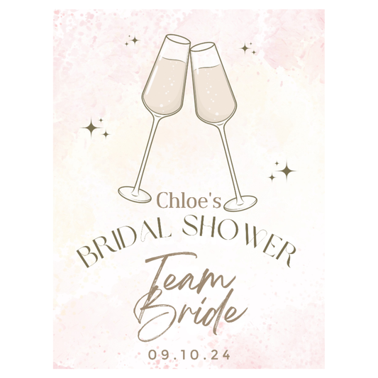 FOAM BOARD 18X24 BRIDAL SHOWER DESIGN #6