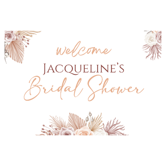 FOAM BOARD 24x18 BRIDAL SHOWER DESIGN #1