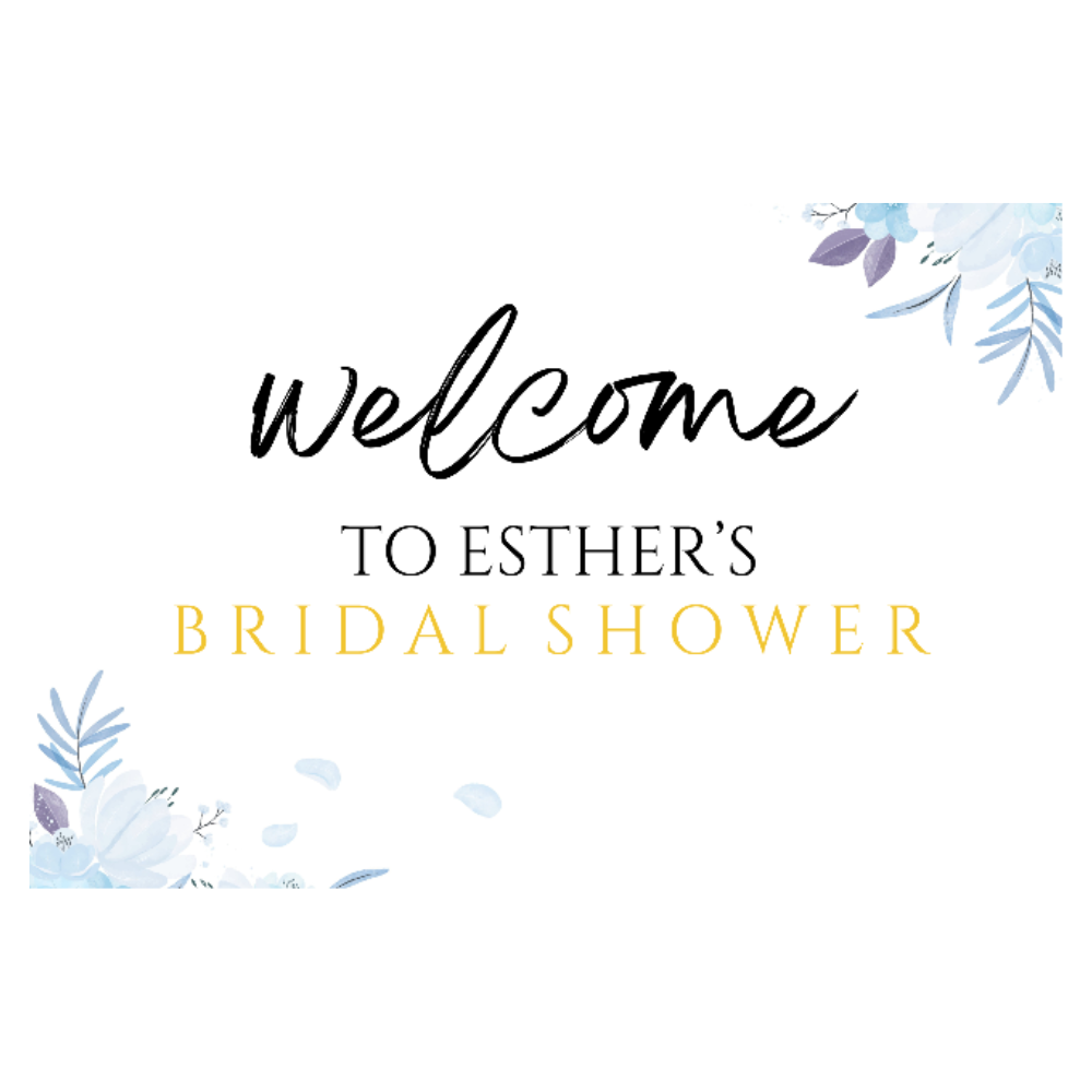 FOAM BOARD 24X36 BRIDAL SHOWER DESIGN #3