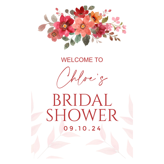 FOAM BOARD 24X36 BRIDAL SHOWER DESIGN #5