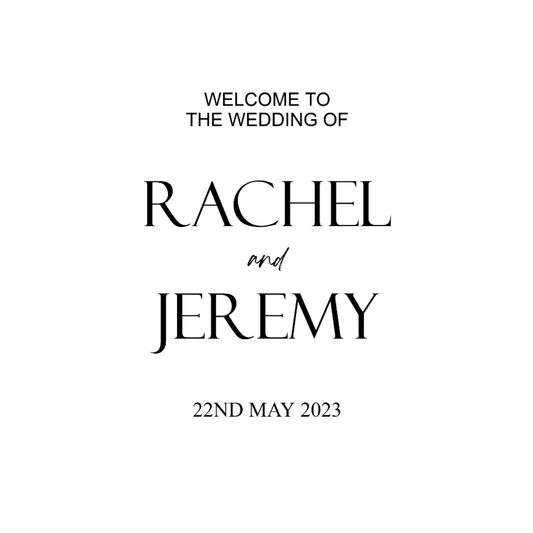 FOAM BOARD 24X36 WEDDING DESIGN #13