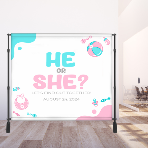 GENDER REVEAL BACK DROP 3