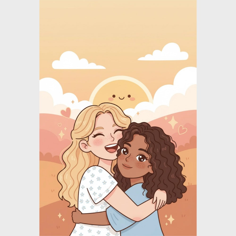 CANVAS 24x36 UPLOAD PORTRAIT (Kawaii Cartoon Style)
