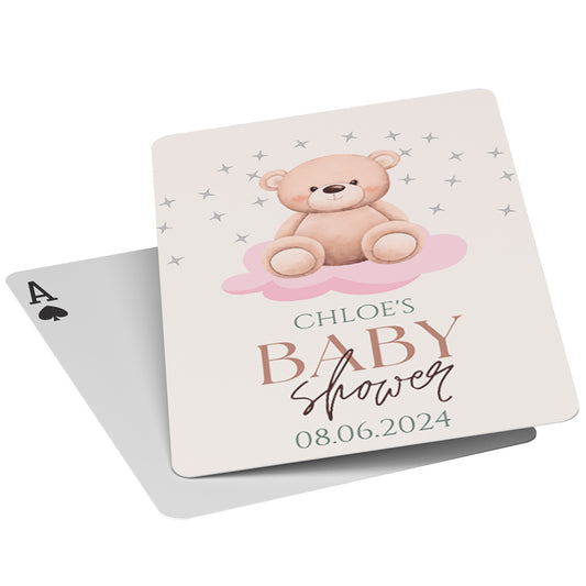 PLAYING CARDS BABY SHOWER DESIGN #1