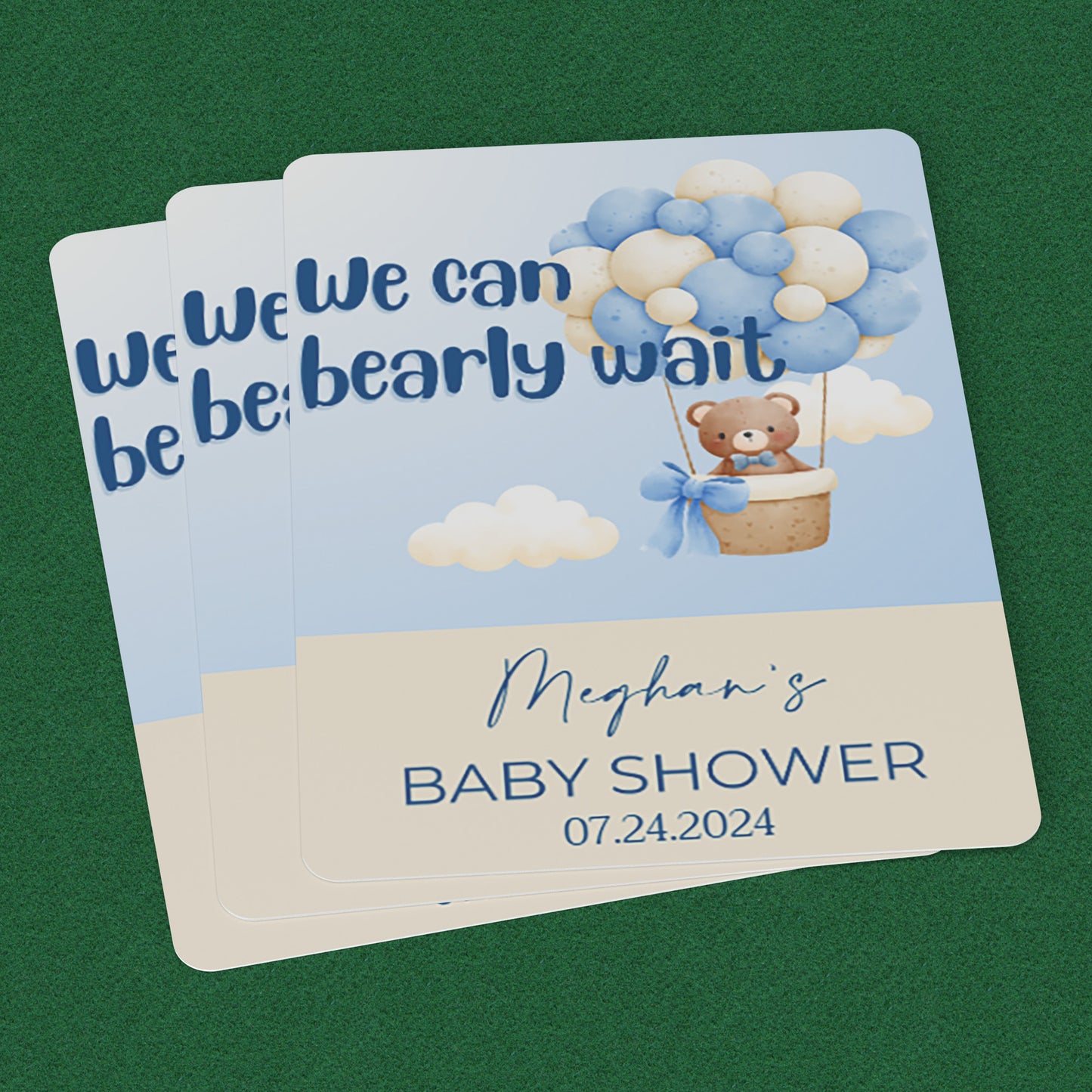 PLAYING CARDS BABY SHOWER DESIGN #2