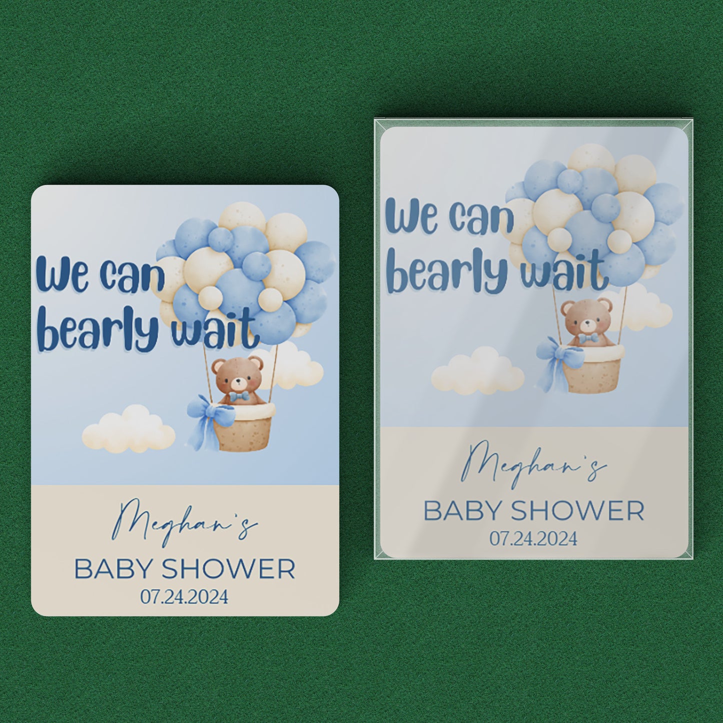 PLAYING CARDS BABY SHOWER DESIGN #2