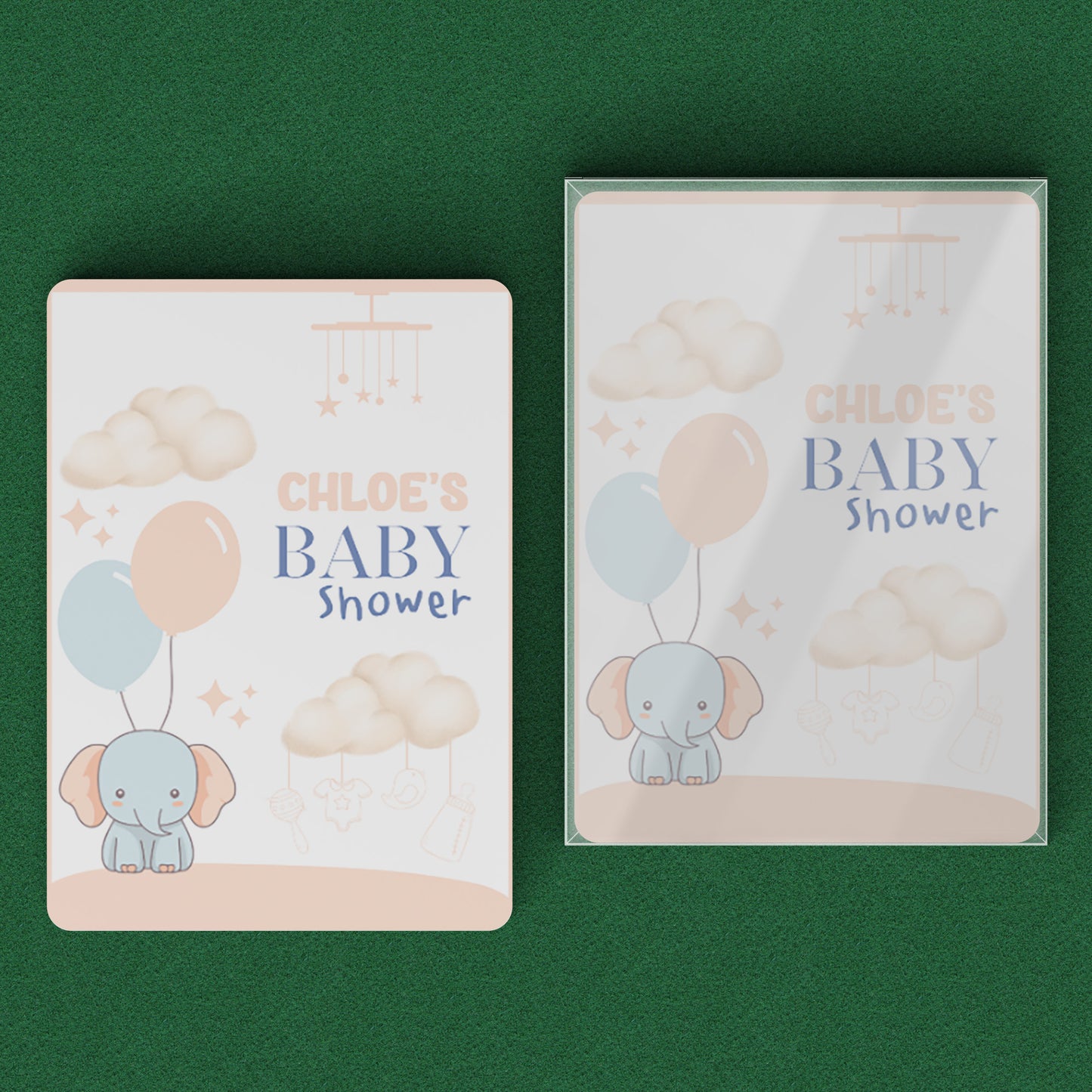 PLAYING CARDS BABY SHOWER DESIGN #4