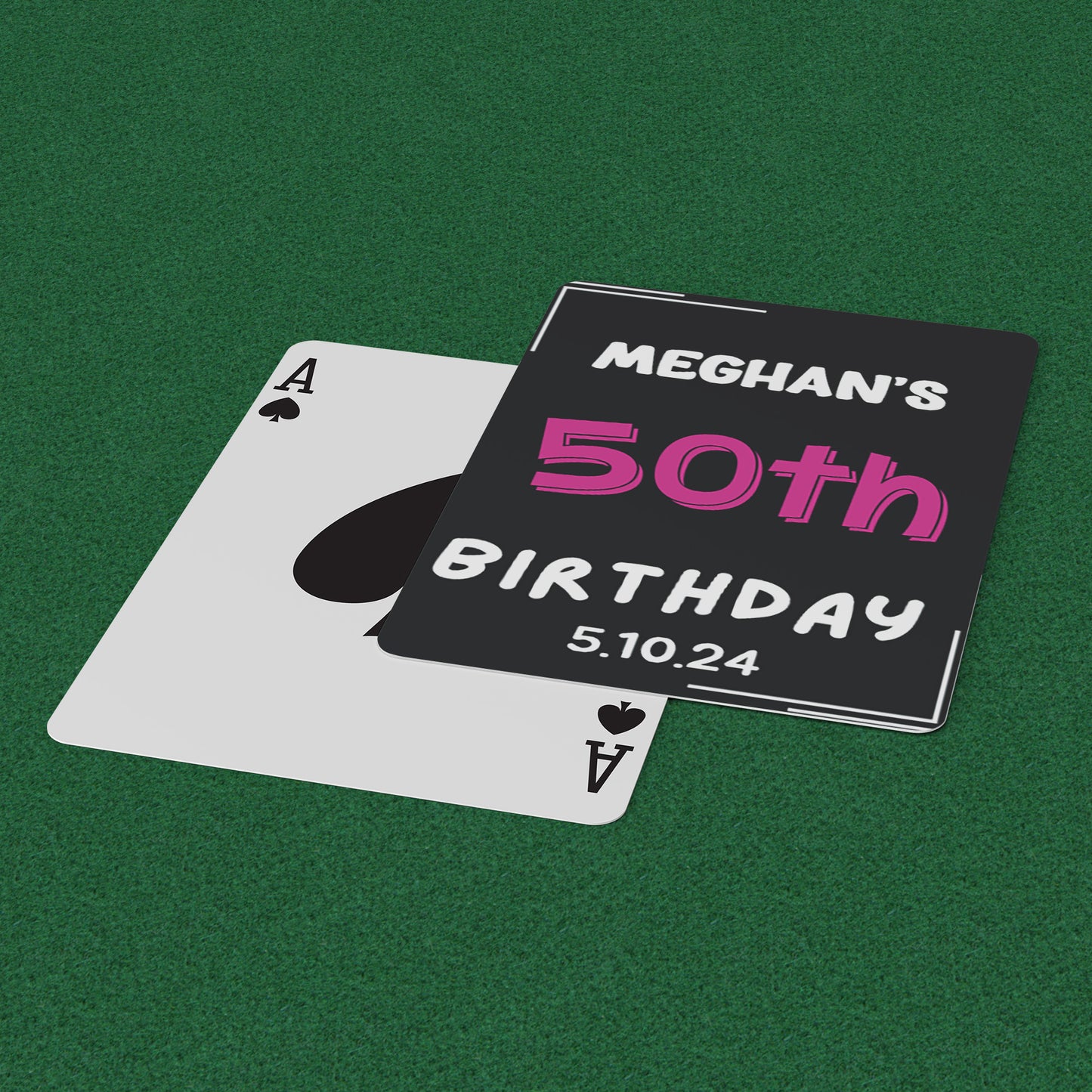 PLAYING CARDS BIRTHDAY DESIGN #1