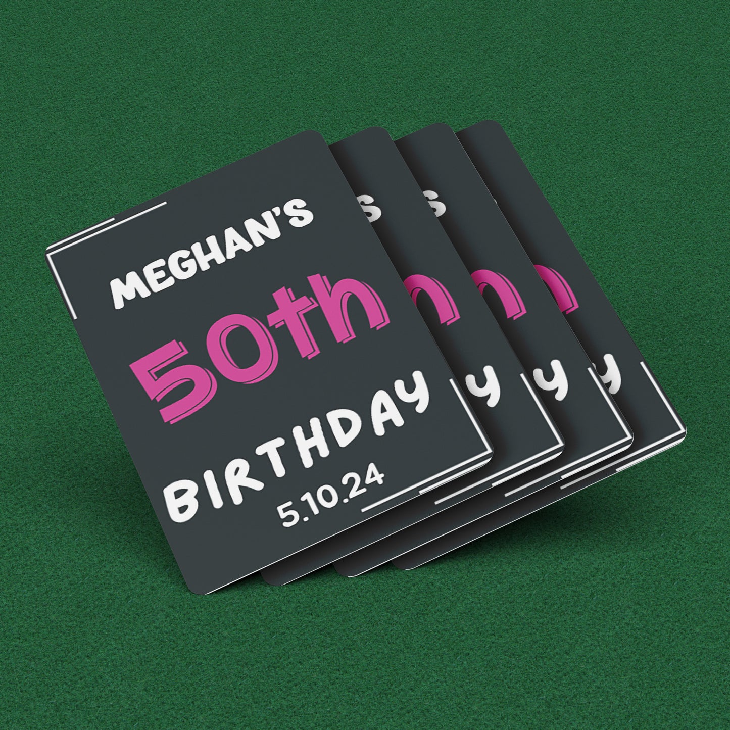 PLAYING CARDS BIRTHDAY DESIGN #1