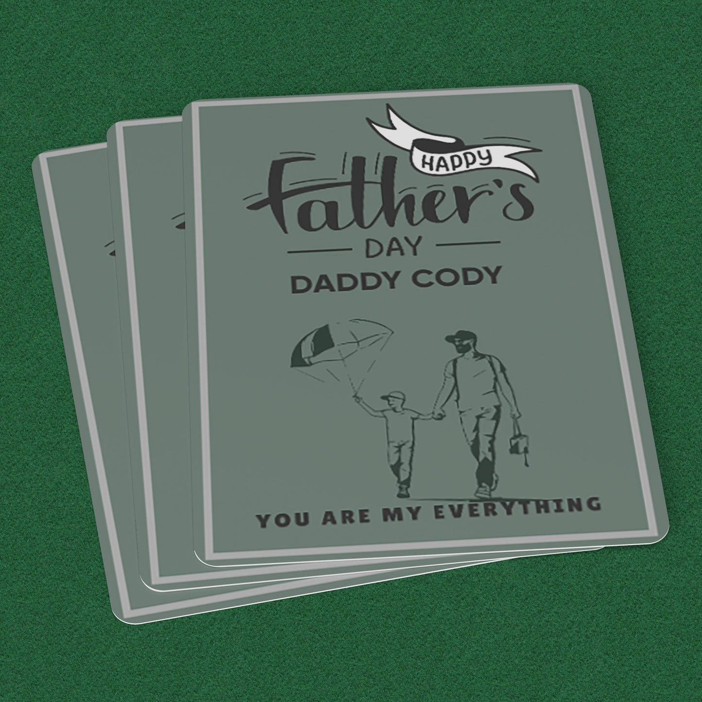 Playing Cards Father's day Design 1