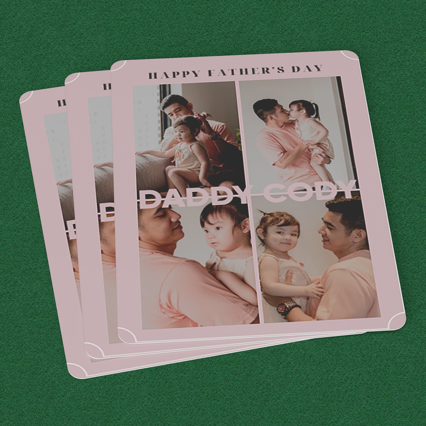 Playing Cards Father's day Design 2