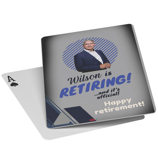 Playing Cards Retirement Design 3